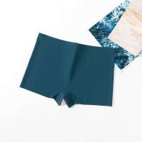 Boxer, Ropa interior deportiva de moda de seguridad sexy sólida sin costuras, pantalones cortos para mujer, ropa interior elástica - details 4