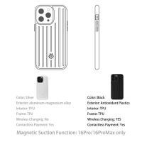 Funda para iPhone 14 Pro Max con diseño de equipaje a rayas, protectora, antigolpes y a prueba de caídas para iPhone 16ProMax 15ProMax 16P - details 3