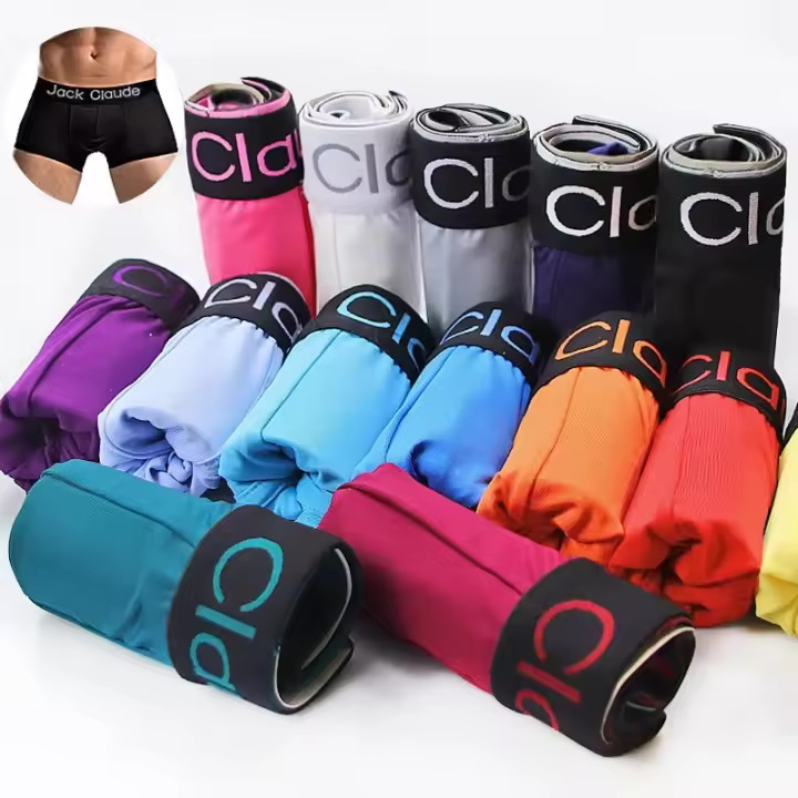 10 unids/lote de ropa interior para hombre, Boxers, calzoncillos suaves sexis para hombre, bragas cómodas para hombre - 1
