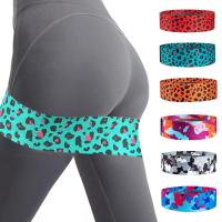 Bandas de resistencia con estampado de leopardo verde Para Fitness, conjunto de bandas Para levantamiento de cadera, Accesorios prácticos Para Yoga, Pilates, equipo de gimnasio en casa - details 0