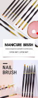 Pincel para uñas de Gel UV, delineador de rayas francesas, delineador de líneas ultrafinas para manicura, dibujo de uñas artísticas, pinceles de puntos acrílicos, 5 piezas - details 2