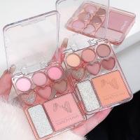 Paleta de Sombras de Ojos de Amor de 8 Colores Rouge de Alto Brillo Paleta Integrada de Belleza Duradera para V2O1 - details 6