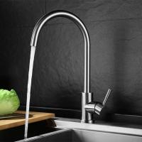 Grifo de Cocina de Acero Inoxidable 304 Mezclador de Agua Caliente y Fría Rotación de 360° - details 1