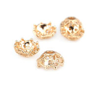 Tapas de cuentas de copos de nieve de latón de Color dorado de 18K, accesorios de alta calidad para manualidades, materiales para hacer joyas, sitio web oficial de Rosediy - details 54