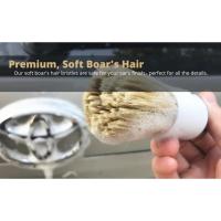 5 cepillos para detalles de automóviles súper suaves, perfectos para limpiar señales, ruedas y piezas interiores de automóviles. - details 5