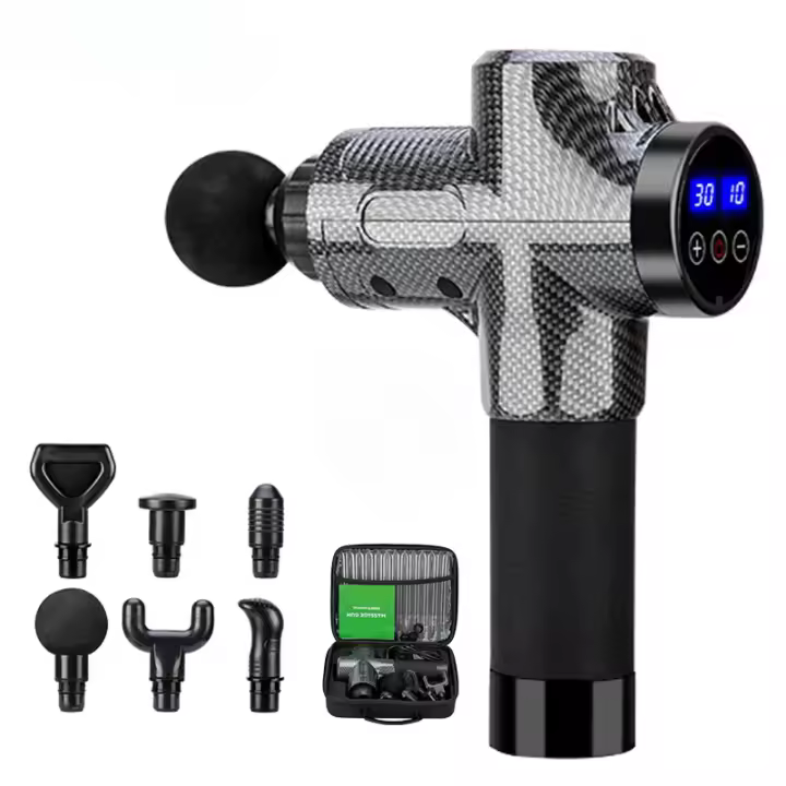 Pistola de masaje de 30 niveles para Fascia, equipo de Fitness eléctrico para relajación muscular profunda, cuerpo, cuello, reducción de ruido, hombre y mujer - 1