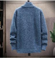 Cardigánes de Punto para Hombres en Invierno Cuellos Elevados, Gruesos, Moda Casual - details 11
