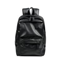 Mochila de viaje de cuero PU para hombre, morral escolar de negocios de color sólido, a la moda, novedad de 2022 - details 5