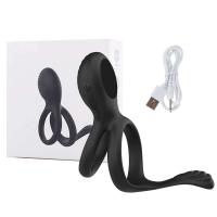Leten Vibrador Dual para Hombres 7 Modos de Vibración, Control Remoto, Anillo Suave y Extensible - details 11