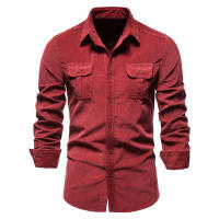 Blusa de PANA con bolsillo para hombre, camiseta informal de manga larga, talla grande, otoño e invierno, 3XL, 2XL - details 3