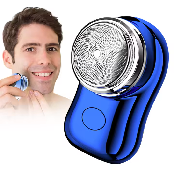 Recortador de pelo de nariz y barba, herramienta de afeitado impermeable, bonito regalo para padre o novio - 1