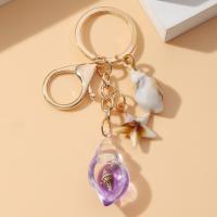 Llavero de concha luminosa, estilo bohemio, colgantes de playa de mar que brillan en la oscuridad, dijes creativos, llavero de concha de estrella de mar para verano - details 13