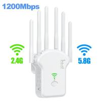 Amplificador de Señal WiFi de Doble Banda Velocidad de 1200Mbps Antena de Plástico - details 7