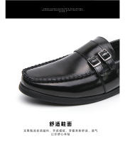Estilo de pelo puntiagudo casual británico mocasines tendencia transpirable. - details 5