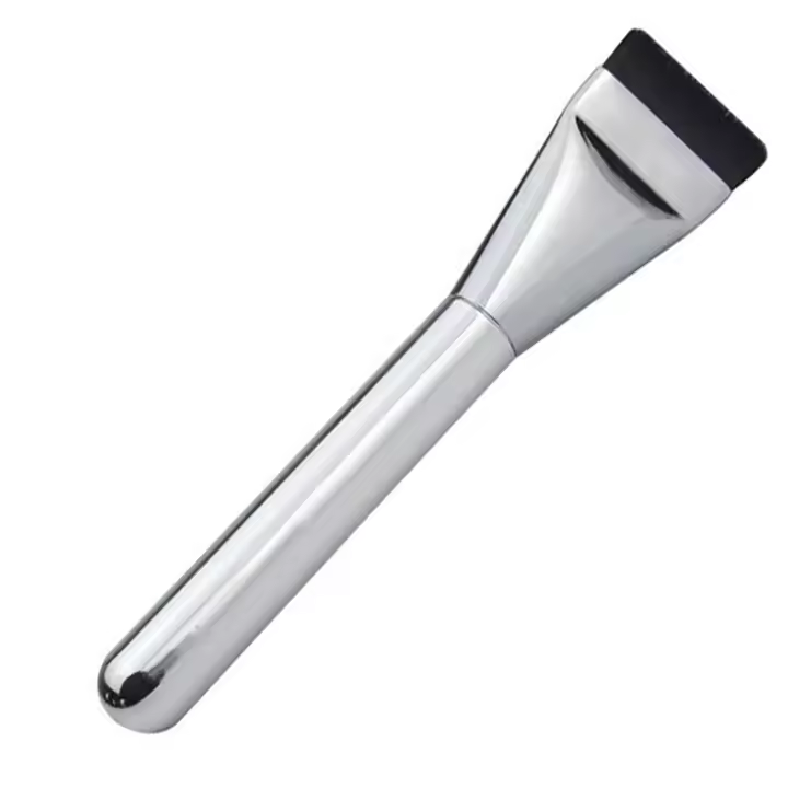 Brocha plana para base de maquillaje para mujeres y niñas, brocha cosmética con mango ergonómico, suministros cosméticos - 1
