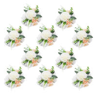 Flores artificiales falsas de plástico para Decoración de mesa de boda, ramo de flores artificiales para fiesta del Día de la madre, decoración de Baby Shower, 10 piezas - details 7