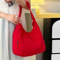 Bolso de hombro de nailon de Color caramelo, bolso de mano deportivo de secado rápido de gran capacidad, paquete de teléfono móvil de estilo coreano de Color sólido, Unisex - details 7