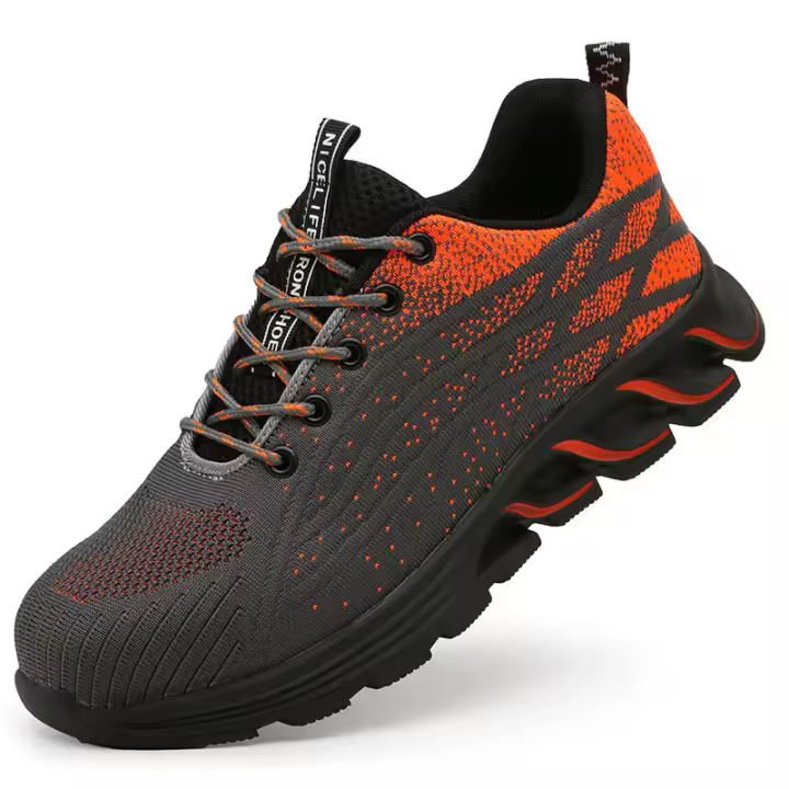 Zapatos de seguridad para trabajo para hombre, calzado especial antipinchazos, antideslizante, para exteriores, para construcción - 1