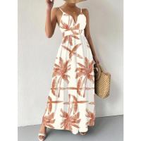 Vestido de novia floral francés para mujer, verano 2024, elegante estilo bohemio vintage con cintura ceñida, hasta la rodilla. - details 2