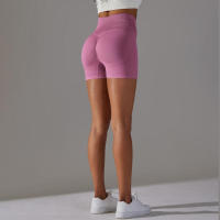 Shorts Deportivos de Cintura Alta Sin Costuras, Adecuados para Ciclismo, Jogging, Fiesta, Leggings, Ropa de Yoga - details 21