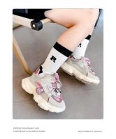 Zapatos deportivos de malla para niños y niñas, zapatillas de correr de Color sólido para estudiantes, resistentes al desgaste, cómodas, novedad de primavera 2024 - details 4