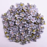 Mini flores artificiales de seda para decoración del hogar, margaritas Multicolor de 50 piezas, 2cm, para corona, álbum de recortes, boda - details 12