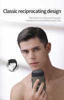 Afeitadora Eléctrica Reciprocante Inalámbrica Carga USB Recortador de Barba y Sideburns de Precisión Doble Belleza - details 2