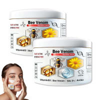 Crema múltiple de abeja, crema para tratamiento de la piel con veneno de abeja, suero natural, crema de veneno de abeja para todo tipo de piel (2 botellas) - details 0