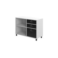 Archivadores Móviles con Correas 5 Cajones Comodos para Papel A4, Documentos, Impresoras - details 10