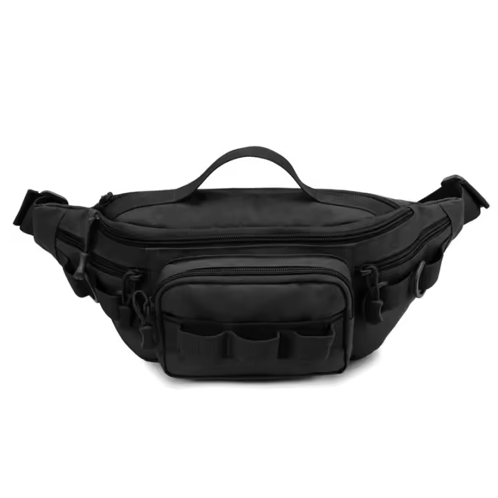Riñonera táctica para hombre Bolsa Molle de pecho, cinturón para acampar, caza al aire libre, mochila de senderismo, eslinga de viaje - 1
