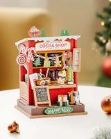 Robotime Rolife Mini Casa de Hogar Decoración de Hogar de Navidad Modelo de Rompecabezas de Madera DIY 3D Coleccionables de Juguetes y Juegos - details 13