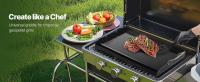 SucceBuy Plancha de acero al carbono, placa rectangular plana de 24 x 16 pulgadas, plancha de gas para barbacoa, teppanyaki, utensilios de cocina portátiles con mango, ideal para acampar y asar - details 0
