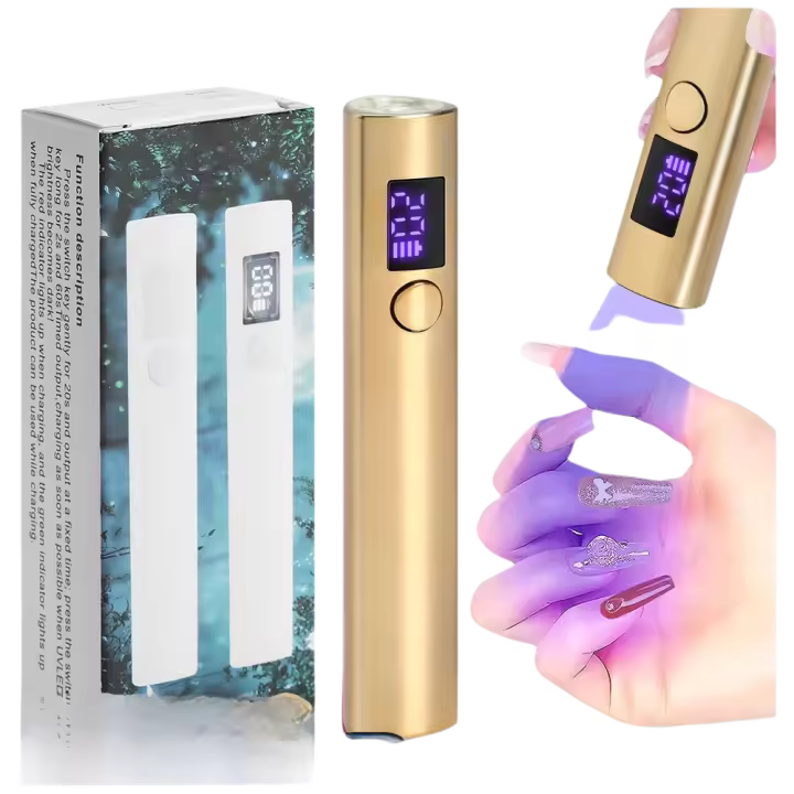 Secador UV LED Portátil Cureado Rápido de Esmalte Gel Lámpara de Manicura Recargable - 1