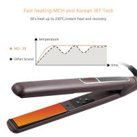 Straightener Profesional de Cerámica de Turmalina 450ℬ Hierro de Peluquería para Estilizar en 2 En 1 Herramienta de Belleza para el Hogar - details 3