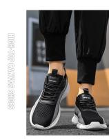 Zapatos informales ligeros antideslizantes para hombre, zapatillas de moda transpirables para correr, caminar al aire libre, entrenamiento, Tenis - details 20