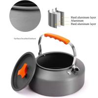 Tetera Ligera de Aleación de Aluminio para Acampar Herramienta de Cocina de Viaje al Aire Libre de 1.1L - details 4