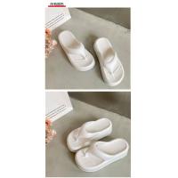 Chanclas de plataforma EVA para mujer, Sandalias de tacón cómodas, informales, para la playa, novedad de verano, 2023 - details 8