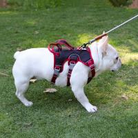 Correa reflectante de nailon para el pecho de cachorro, arnés de seguridad para perro Oxford, transpirable, ajustable, a prueba de explosiones, chaleco para caminar - details 5
