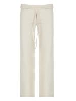Pantalones de punto de pierna ancha a rayas con cintura elástica para mujer, novedad en la moda 2025 - details 16