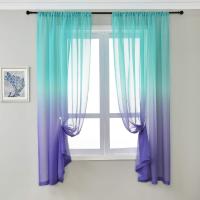 Cortinas de poliéster translúcidas frescas para sala de estar, dormitorio, comedor - details 6