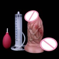 Empaque privado SEXY SXXY Multi-tipo Ultra Squirt Dildo Sucker Silicona Tacto de Piel Plug Anal Con Función de Eyaculación Para Hombres Sexo - details 8
