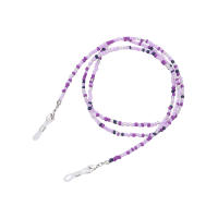 Cadena de gafas con forma de bola de arroz para mujer, dispositivo de fijación antideslizante multiusos, versátil, colorido, a la moda - details 6
