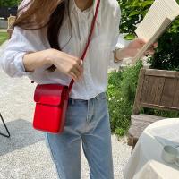 Bolso cruzado magnético de moda para mujeres Diseño vertical elegante Mini bolso de hombro de cuero PU Diseño minimalista para el teléfono - details 40