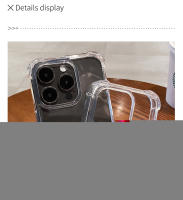 Funda transparente para iPhone 15, 14, 13, 12, 11 Pro Max Mini, funda protectora a prueba de golpes X XR XS 8, 7, 6, 14, 15 Plus SE, accesorios - details 2