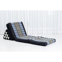 Cómodo Colchón De Suelo con Cojín De Lectura, Futón Japonés, Cama Plegable O Esterilla De Masaje Tailandés, 170 x 53 cm, Azul Claro - details 190