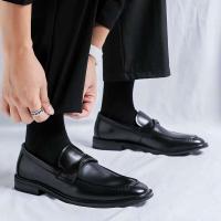 Zapatos de mujer de cuero informales transpirables de oficina de moda de cuero para hombre - details 4