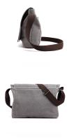 Nuevos bolsos de mensajero de hombro tipo bandolera de lona para hombre, nueva bolsa cruzada de moda para hombre, bolso informal sólido multifunción portátil para hombre - details 13