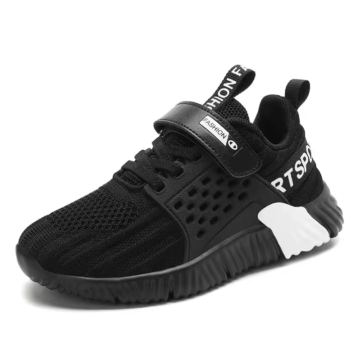 Zapatillas deportivas antideslizantes para niños, calzado ligero y transpirable para correr al aire libre, Tenis para caminar en la escuela - 1