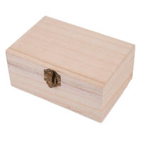 Caja de Madera de Alta Calidad S/M/L con Tapa Artesanal y Encaje Cuadrado para Decoración del Hogar y Almacenamiento de Suministros - details 21