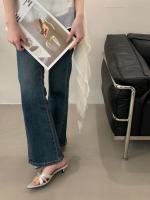 Sandalias Planas de Moda para Mujeres Punta Abierta, Tacón Fino, Altas y Estilizadas - details 19